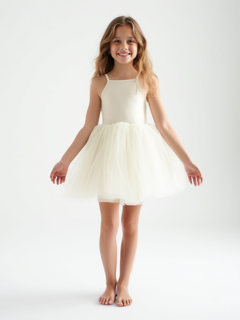 DOLLY ROMANTIC BALLET TUTU DRESS vanille