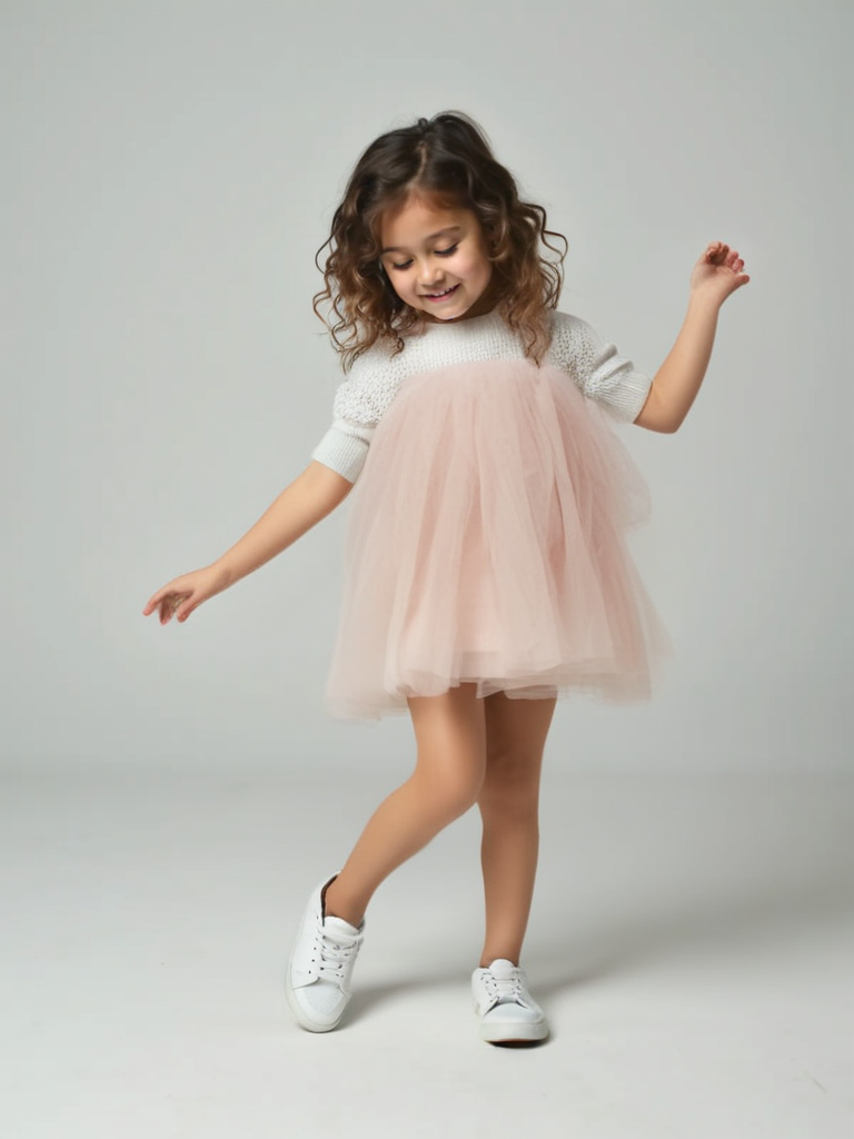 DOLLY CLASSIC TUTU WITH VELVET WAIST pink
