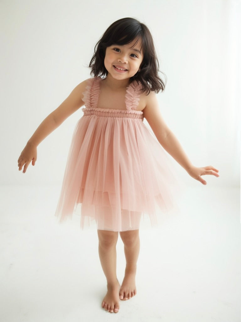 DOLLY 2 WAY TUTU DRESS BEACH COVER UP ballet pink