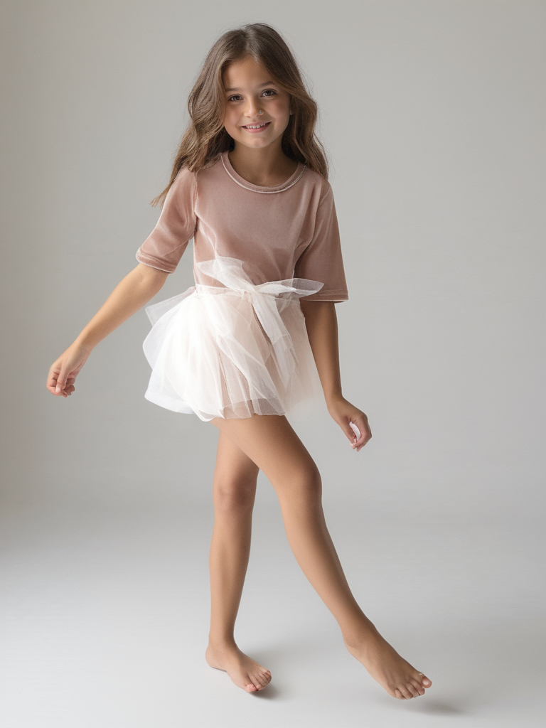 DOLLY VELVET PLANET TUTU DRESS pink