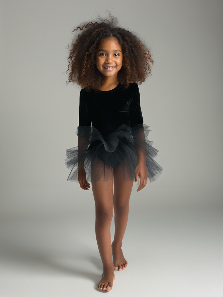 DOLLY VELVET PLANET TUTU DRESS black