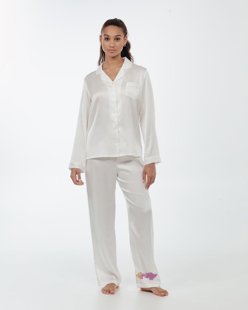 DOLLY® CALL ME AURORA BUBBLEGUM Women's Satin Pajama Pants