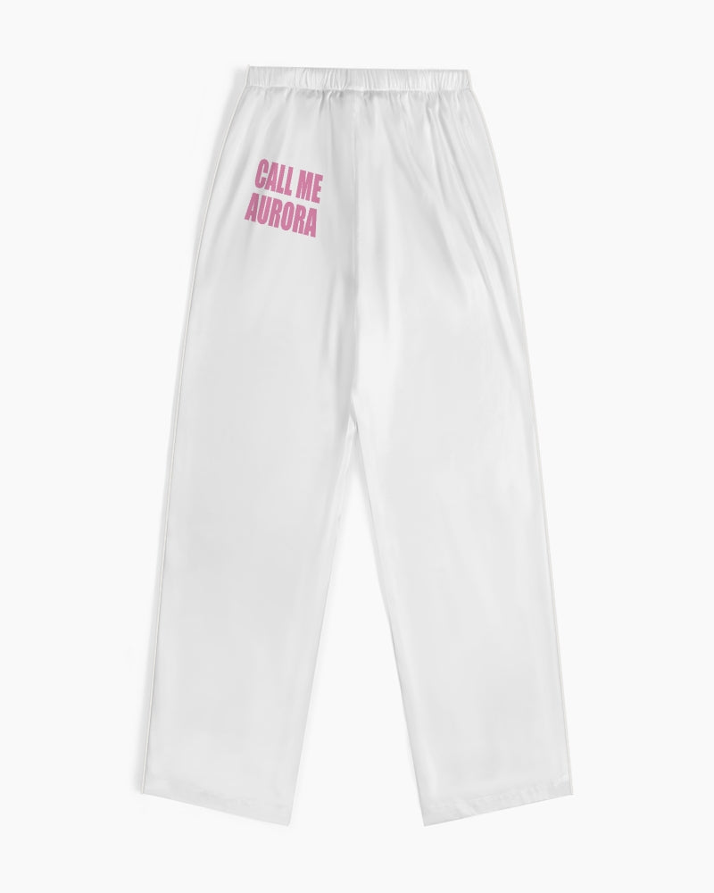 DOLLY® CALL ME AURORA BUBBLEGUM Women's Satin Pajama Pants