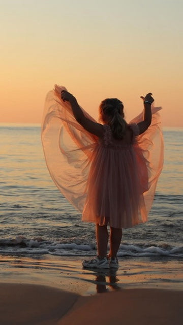 DOLLY 2 WAY TUTU DRESS BEACH COVER UP ballet pink