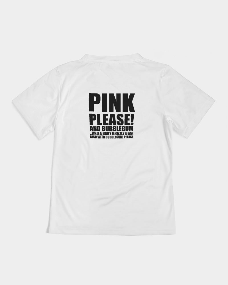 Pink Please! Bubblegum and a Baby Grizzly Bear please Kids  All-Over Print Tee