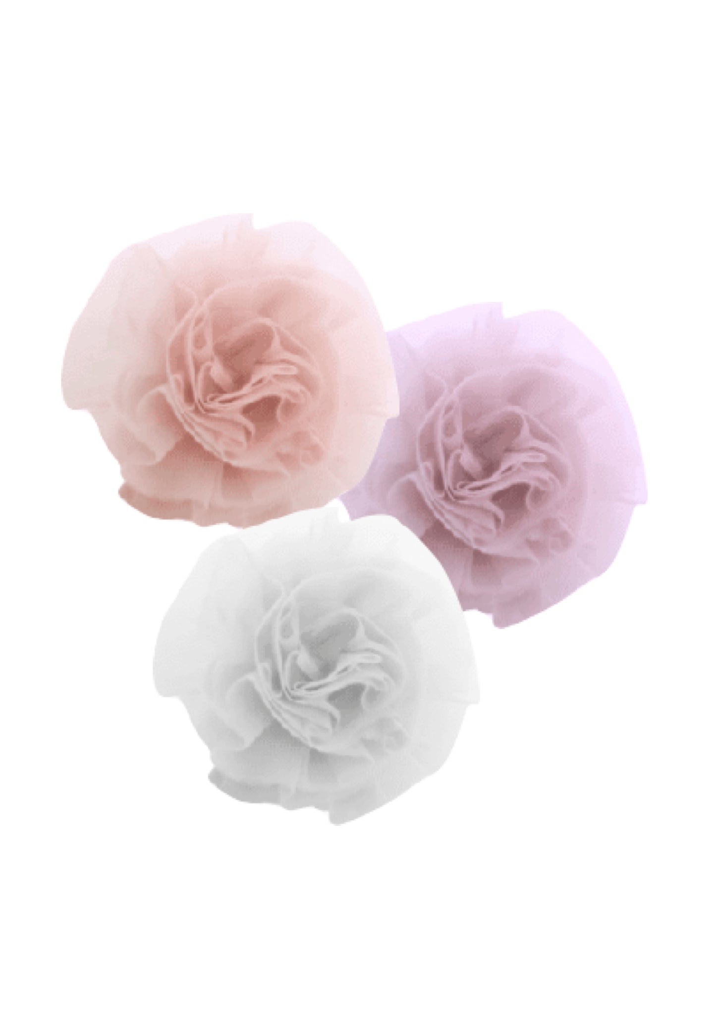 DOLLY by Le Petit Tom ® BIG TULLE HAIR ROSE