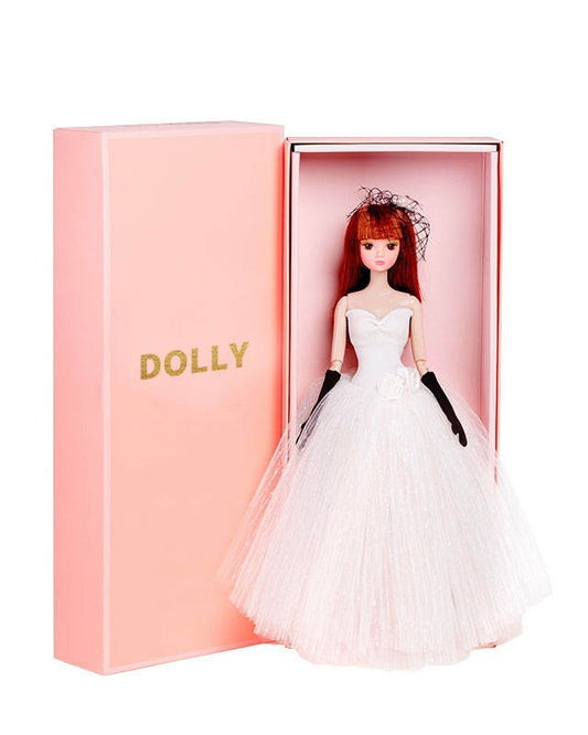 DOLLY® BRIDE DOLL WITH WHITE WEDDING TUTU DRESS - Bjd 12 joints 12 inch 30 cm 1/6 scale fashion doll