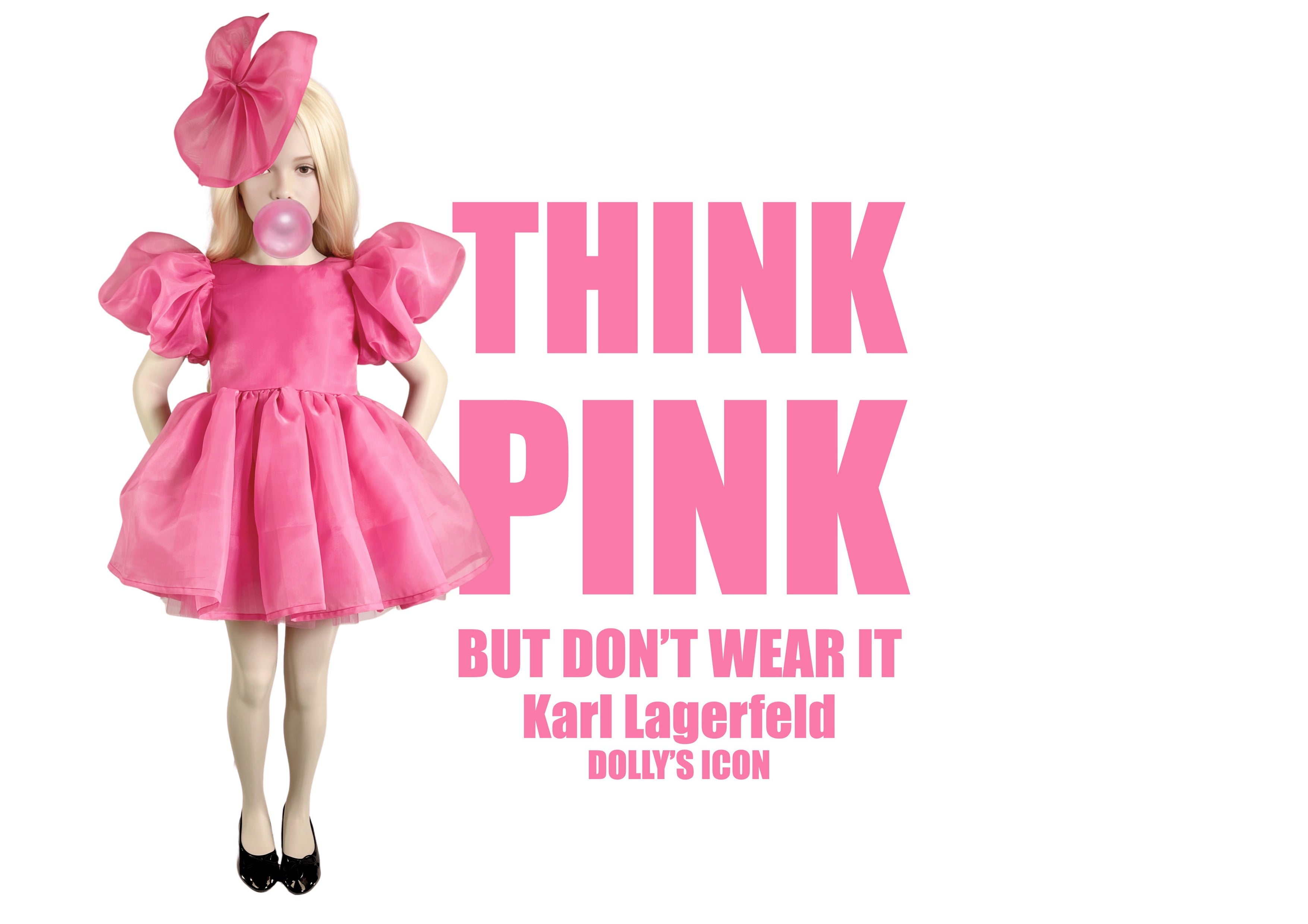 DOLLY PINK PLEASE! V-BACK PUFF SLEEVE ORGANZA TUTU DRESS Aurora Bubblegum pink