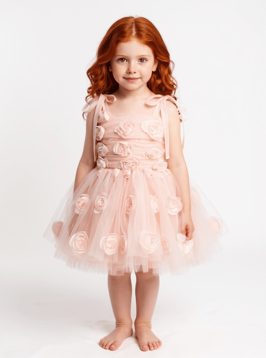DOLLY® THE ROSE GARDEN TULLE BALLERINA DRESS dollypink