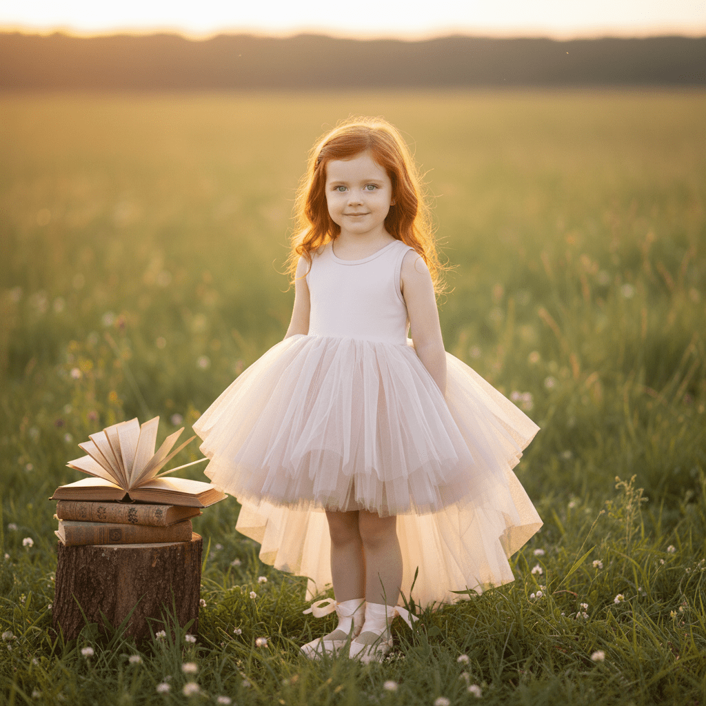 DOLLY HIGH-LOW WATERFALL TUTU DRESS pink