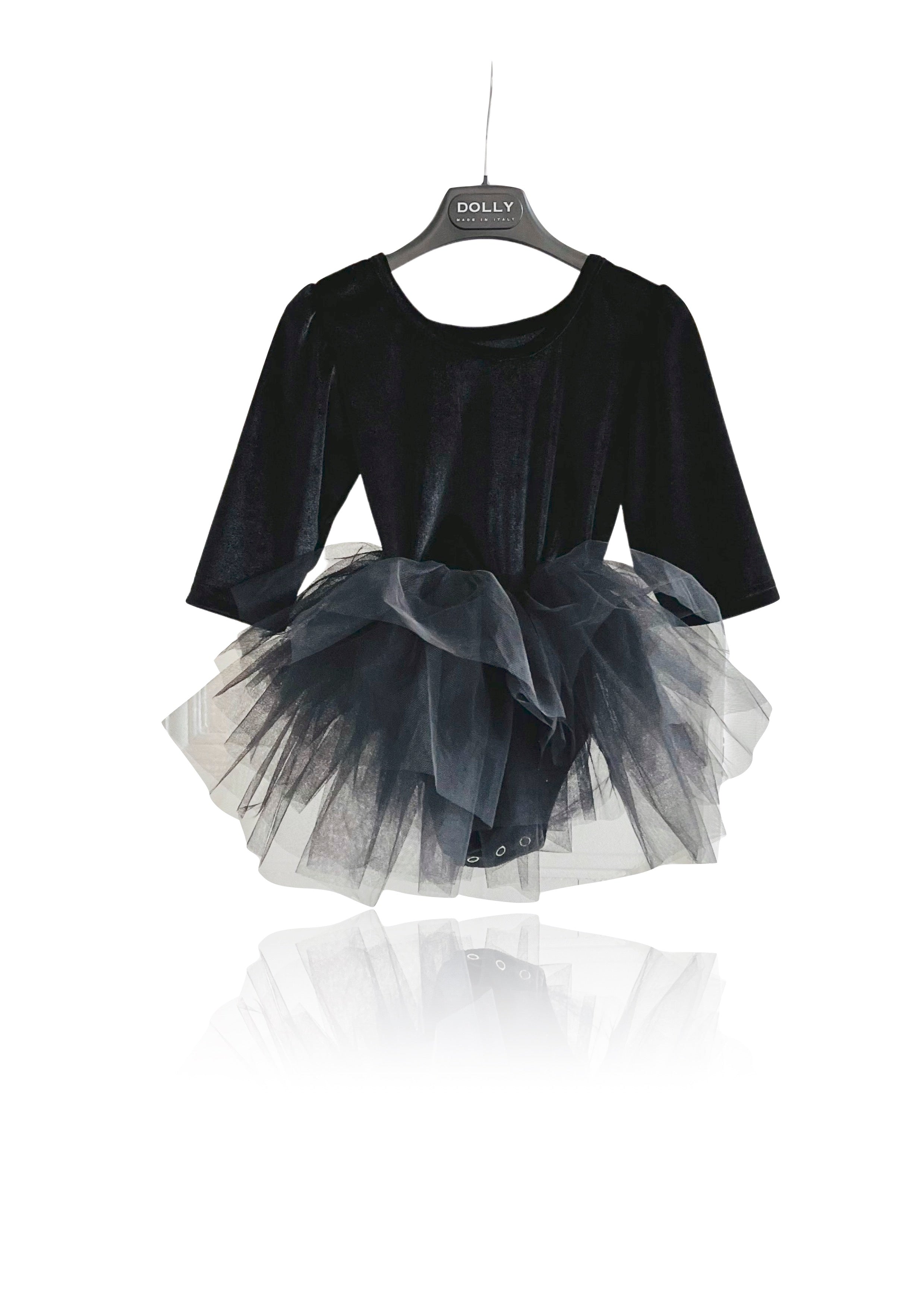 DOLLY VELVET PLANET TUTU DRESS black