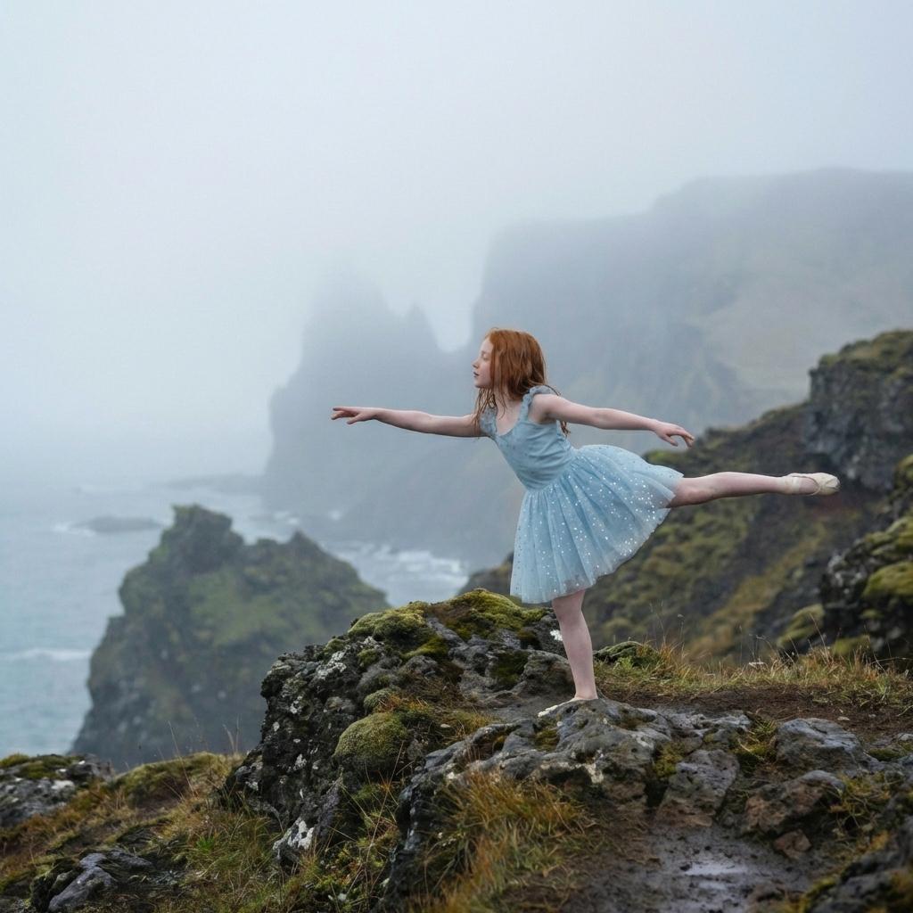 DOLLY® The Elves of Iceland Cinderella Elf Dress — Mjaðveig Mánadóttir misty bleu