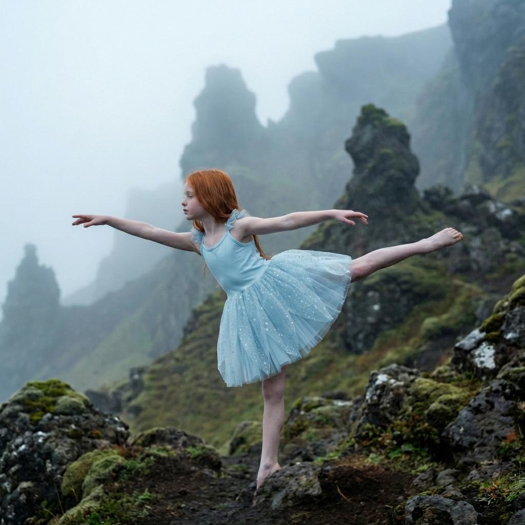 DOLLY® The Elves of Iceland Cinderella Elf Dress — Mjaðveig Mánadóttir misty bleu