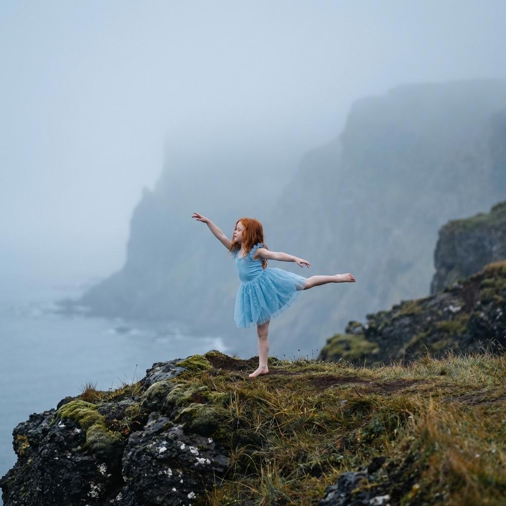 DOLLY® The Elves of Iceland Cinderella Elf Dress — Mjaðveig Mánadóttir misty bleu