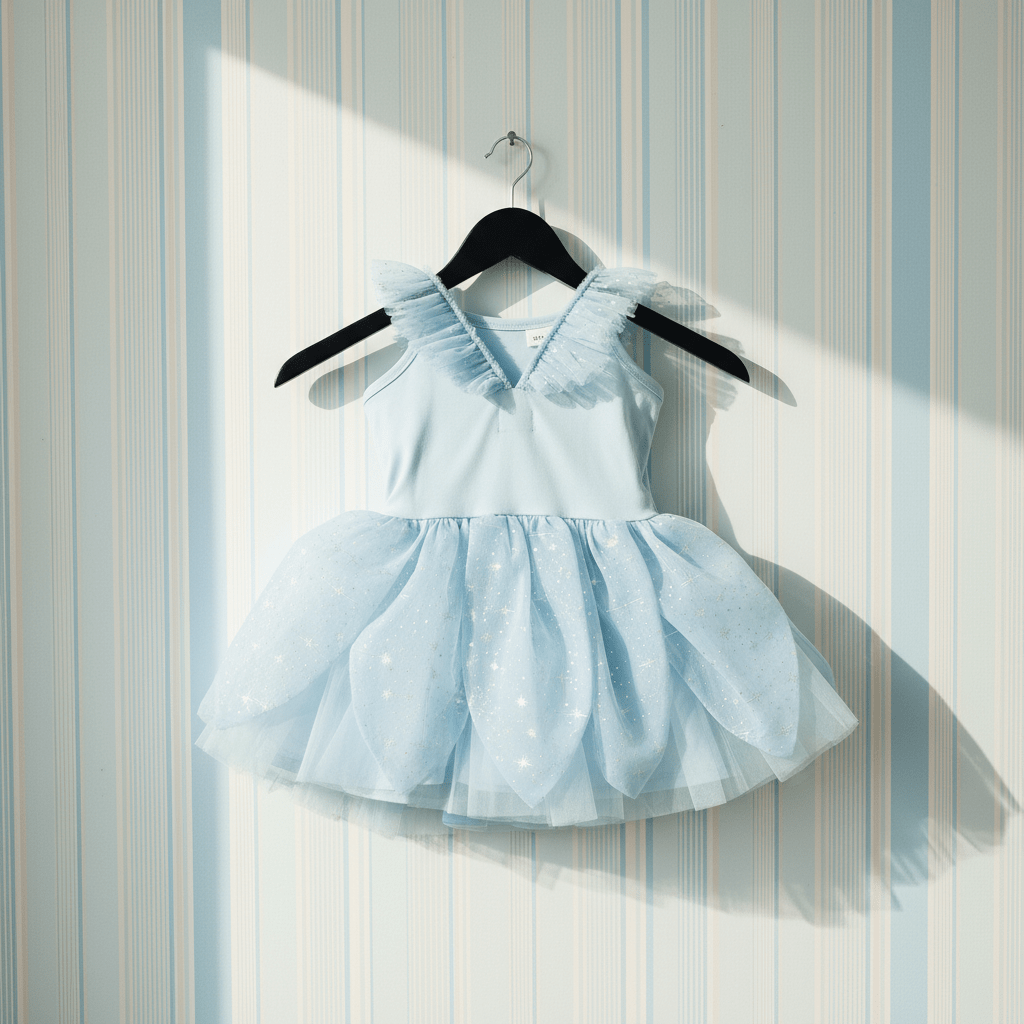DOLLY® The Elves of Iceland Cinderella Elf Dress — Mjaðveig Mánadóttir misty bleu