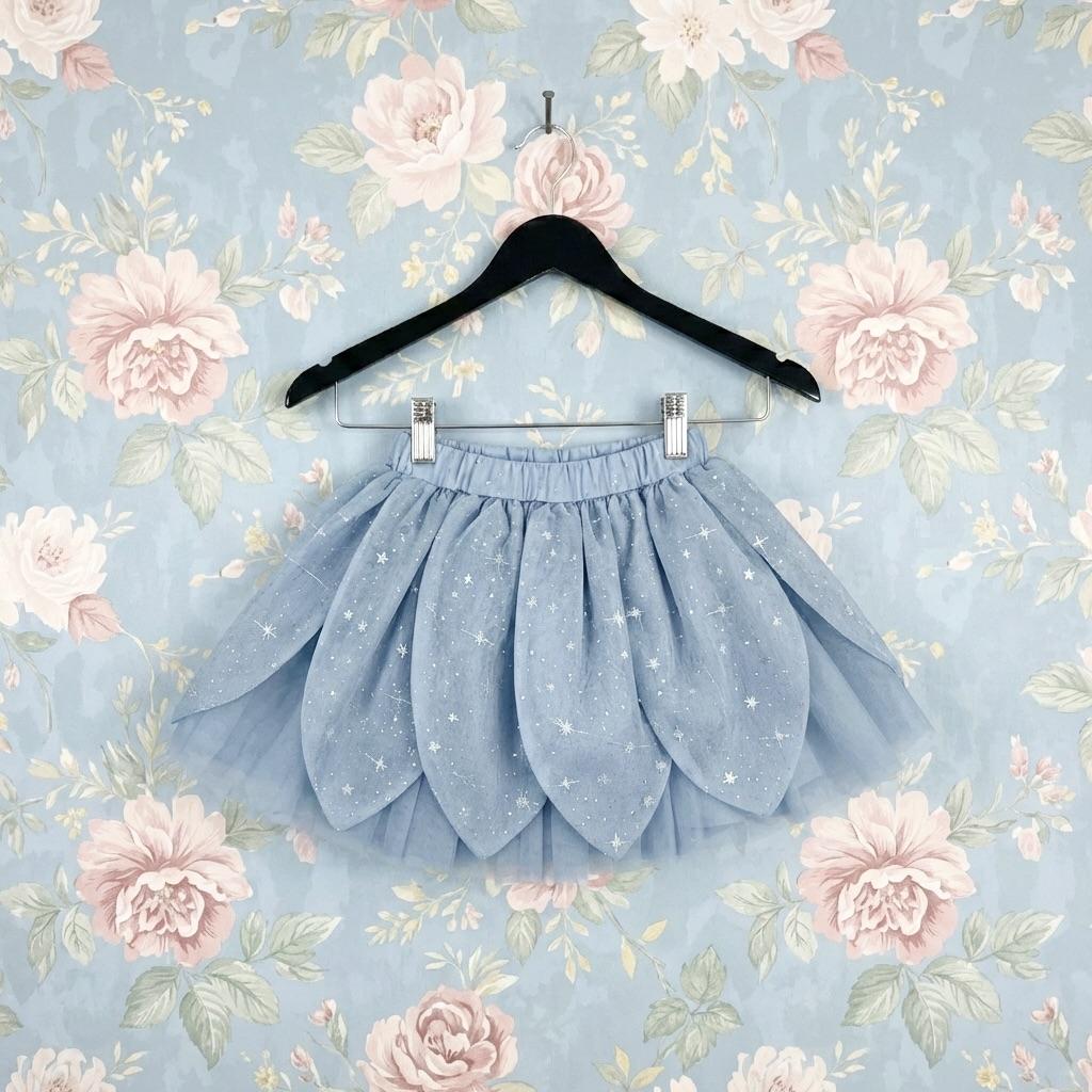 DOLLY® The Elves of Iceland Little Light Elf Petal Tutu — Álfar misty blue