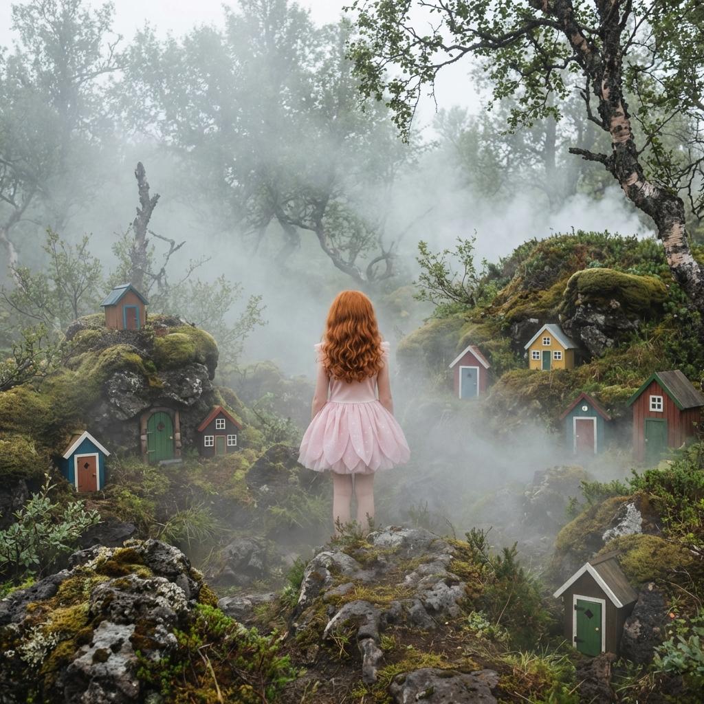 DOLLY® The Elves of Iceland Cinderella Elf Dress — Mjaðveig Mánadóttir dollypink