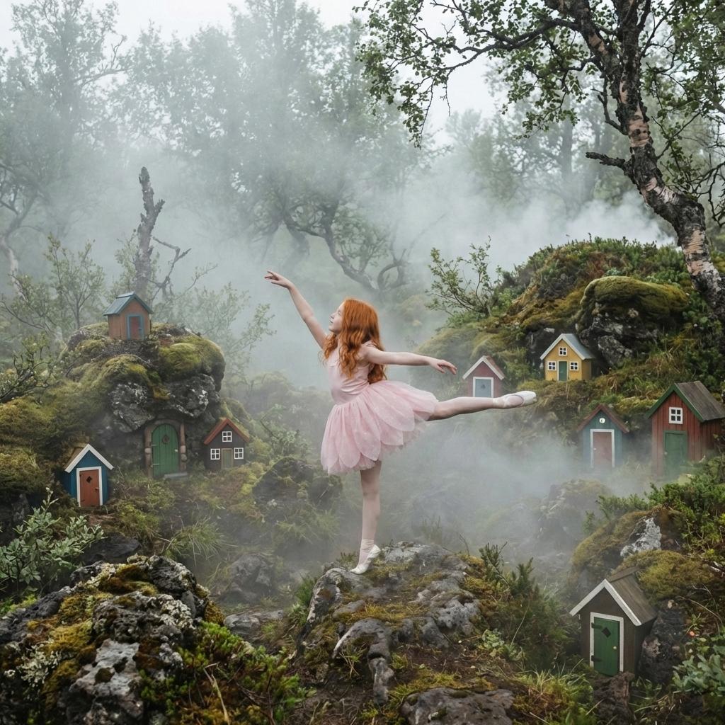 DOLLY® The Elves of Iceland Cinderella Elf Dress — Mjaðveig Mánadóttir dollypink