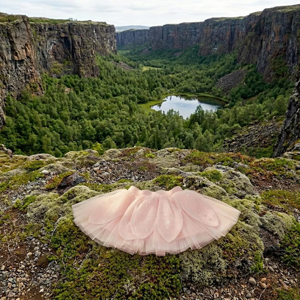 DOLLY® The Elves of Iceland Little Light Elf Petal Tutu — Álfar dollypink