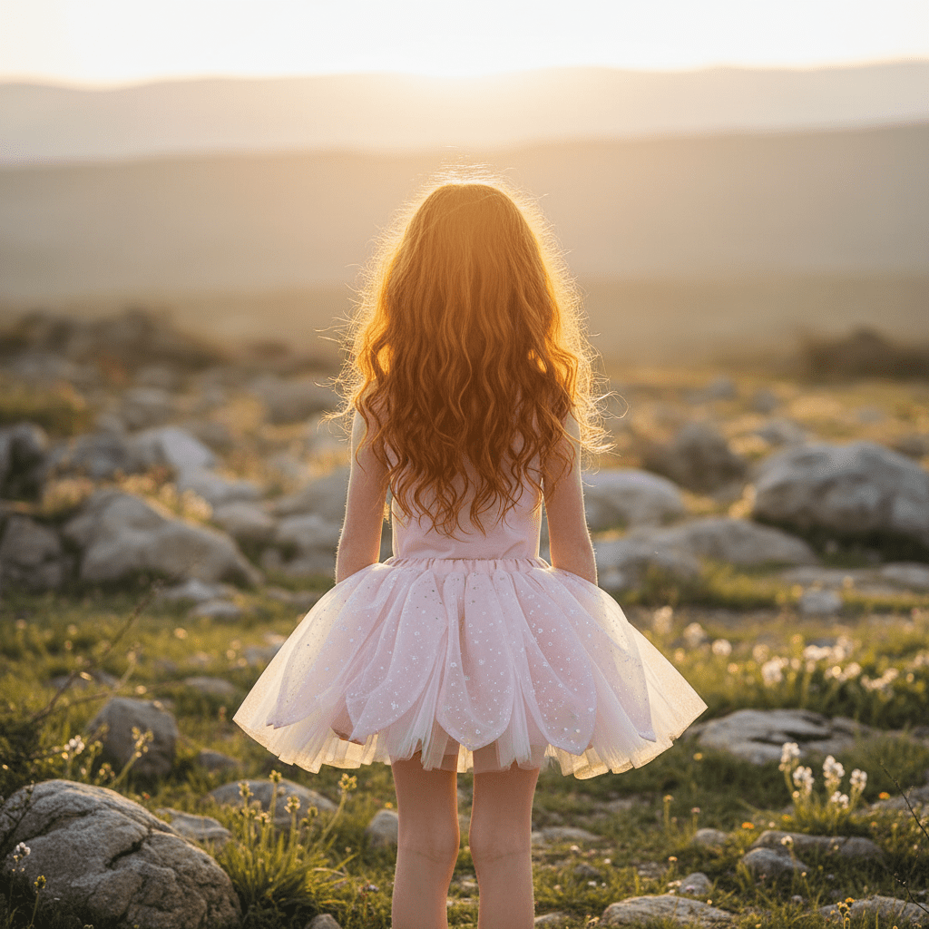 DOLLY® The Elves of Iceland Little Light Elf Petal Tutu — Álfar dollypink
