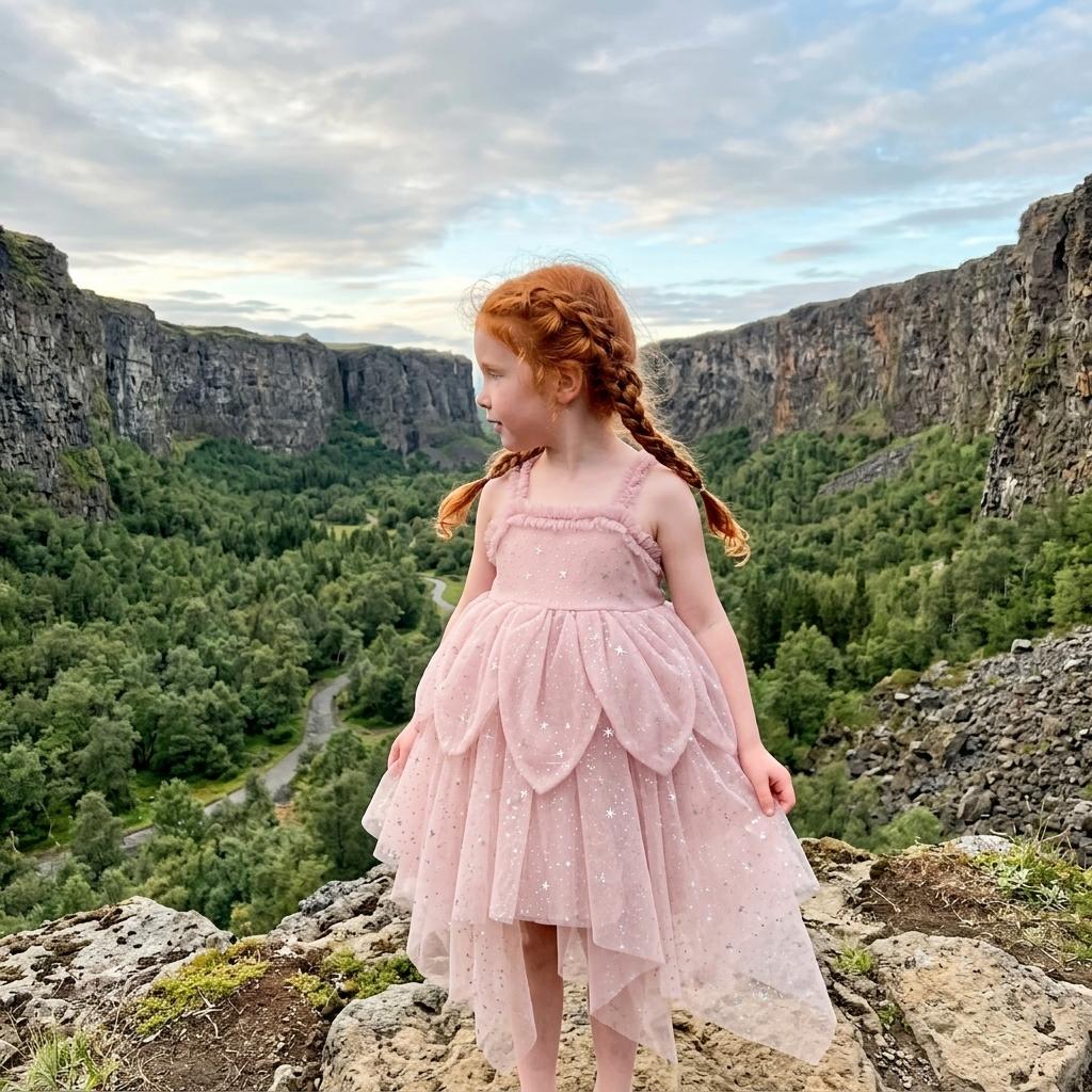 DOLLY® The Elves of Iceland Queen Elf Dress — HILDUR dollypink