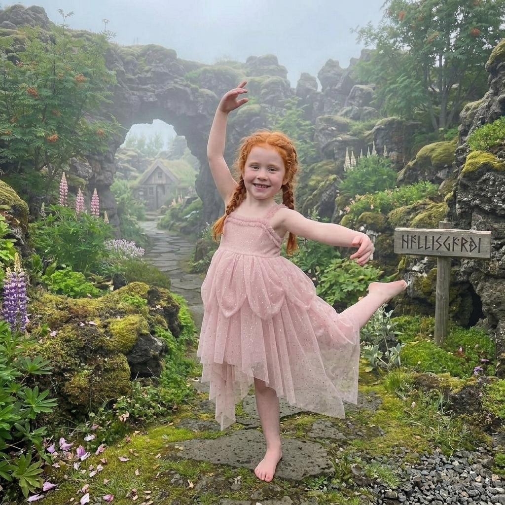DOLLY® The Elves of Iceland Queen Elf Dress — HILDUR dollypink
