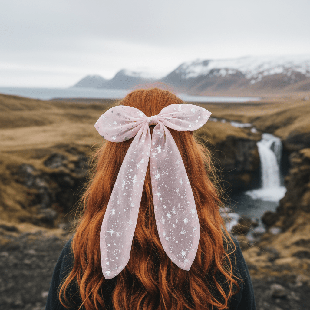 DOLLY® The Elves of Iceland Elf Petal Hairbow clip dollypink
