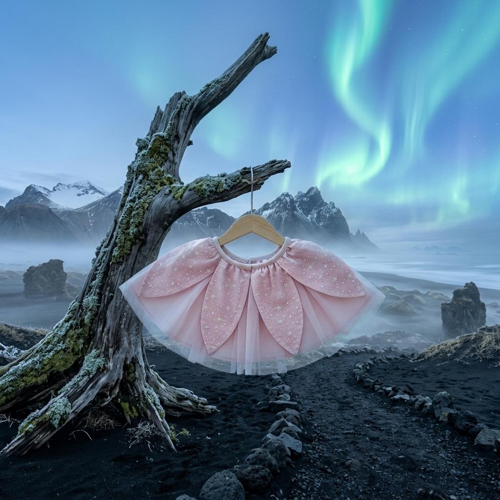 DOLLY® The Elves of Iceland Elf Cape dusty violet