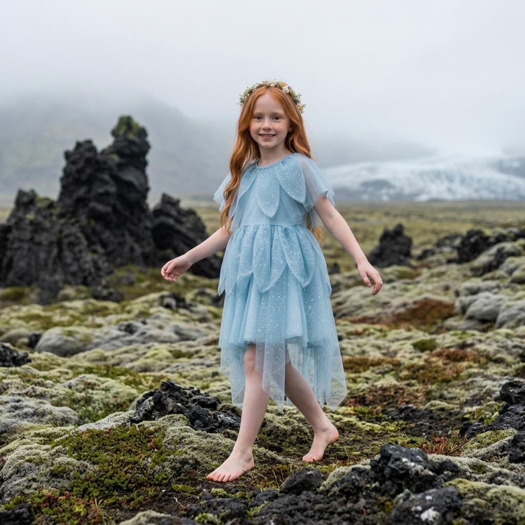 DOLLY® The Elves of Iceland Elf Cape misty blue