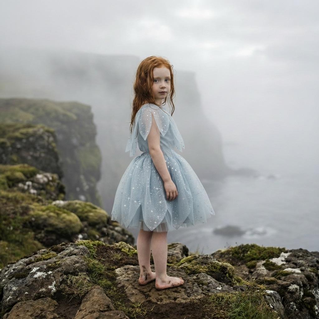 DOLLY® The Elves of Iceland Elf Cape misty blue