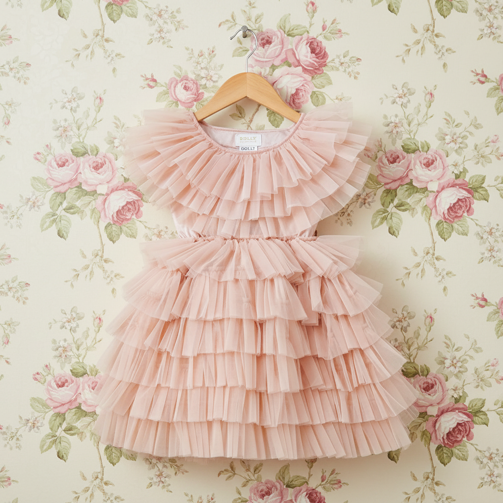 VESTIDO DOLLY DELICIOUS CAKE rosa ballet