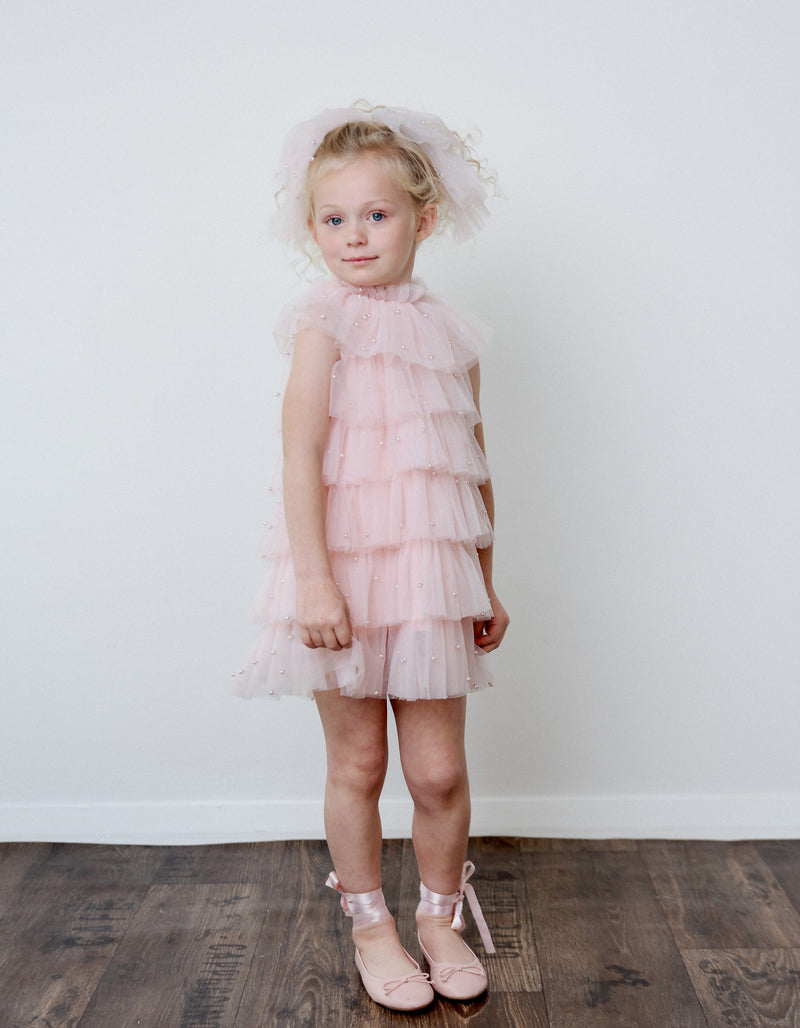 DOLLY® STARS &amp; MOON ⭐️ 🌙 VESTIDO DE HADA DE TUL rosa ballet