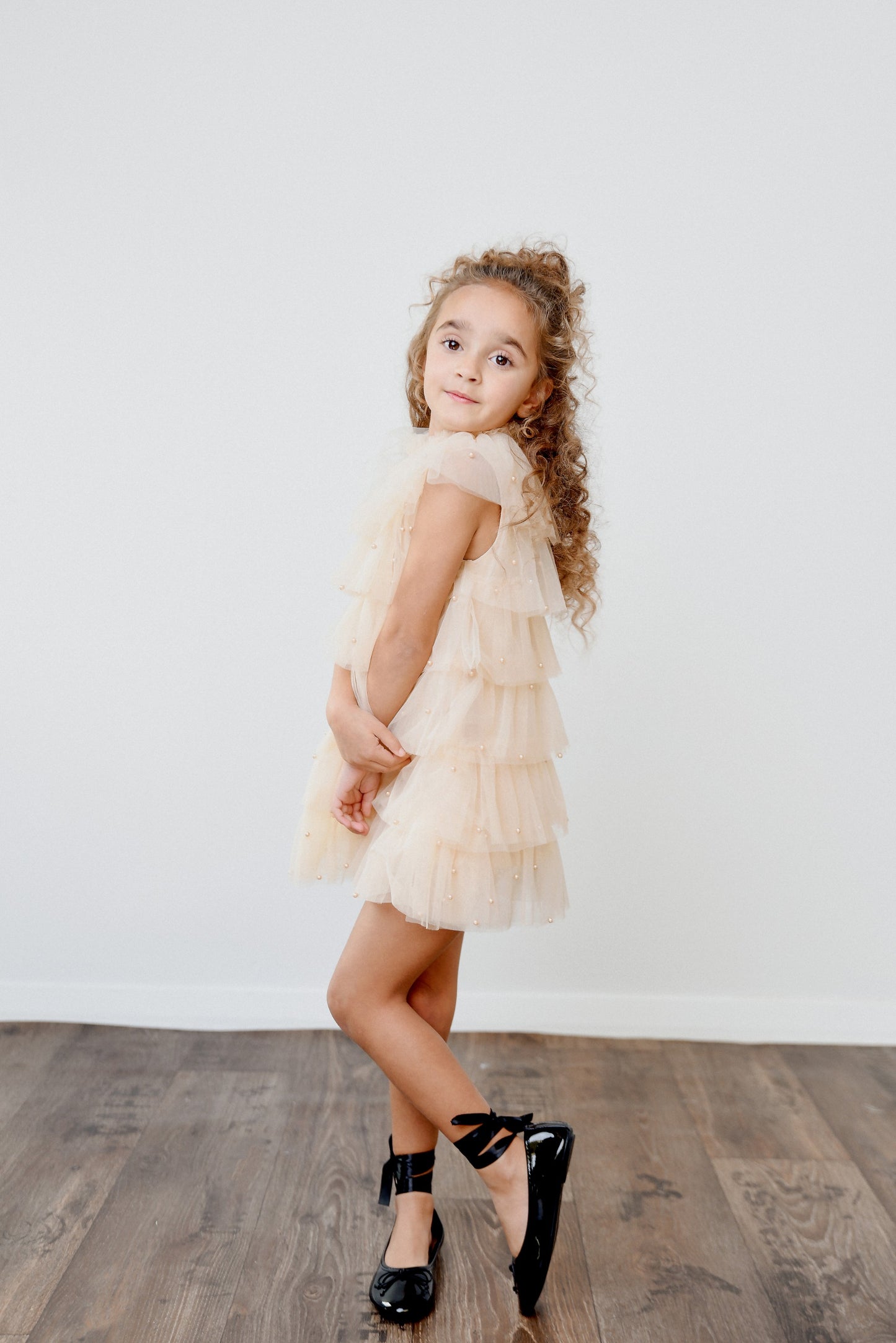 DOLLY® STARS &amp; MOON ⭐️ 🌙 VESTIDO DE HADA DE TUL rosa ballet