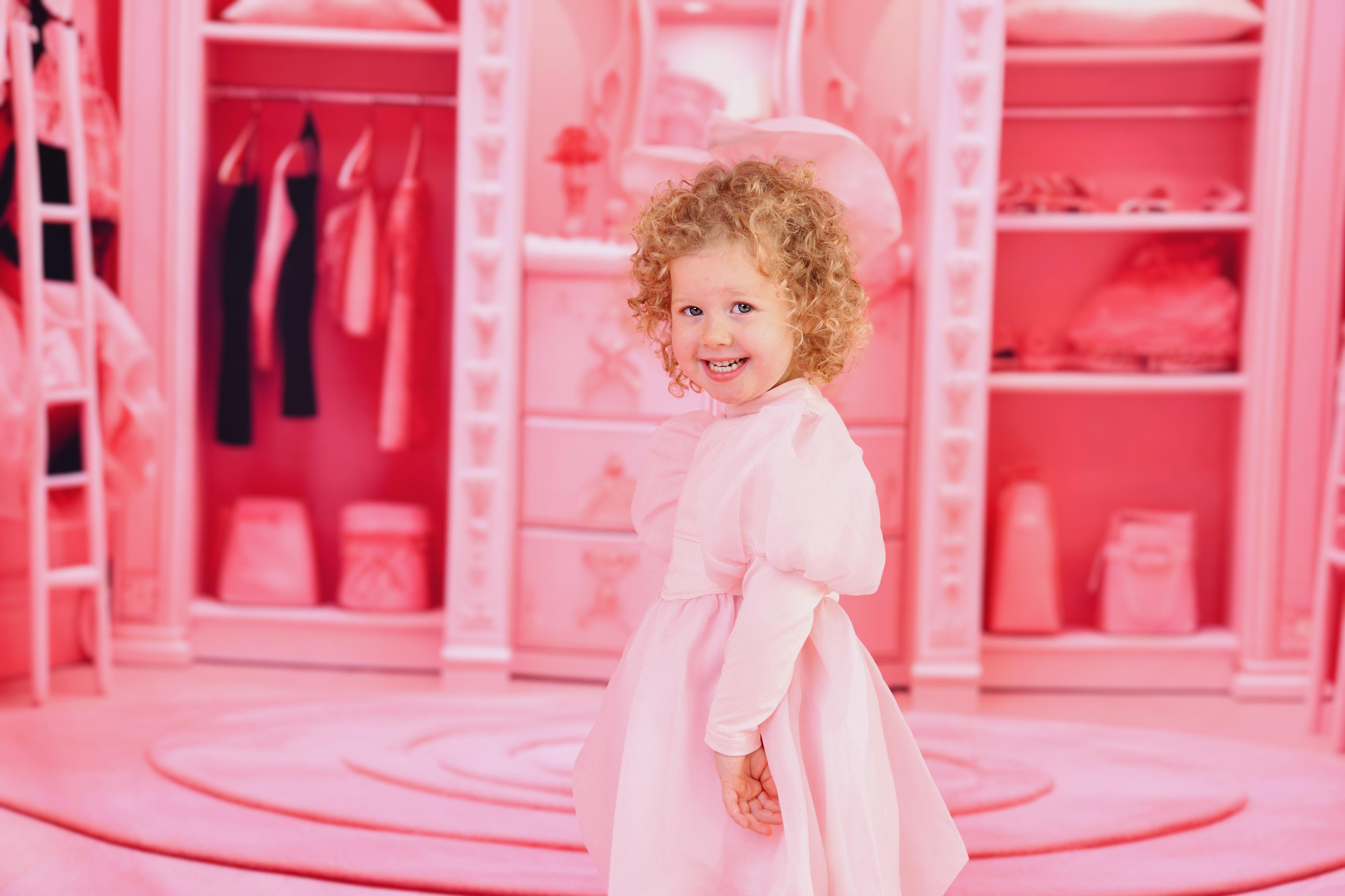 VESTIDO DE TUTU DE LEOTARD DE TERCIOPELO CON ESTRELLAS Y LUNA ⭐️ 🌙 TUL rosa ballet DOLLY®