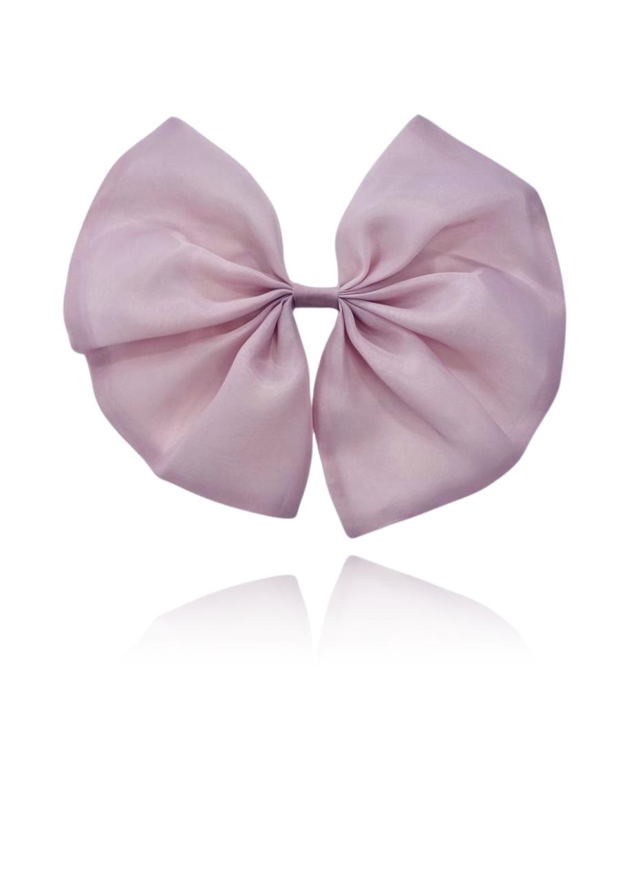 DOLLY BIG ORGANZA HAIR BOW dusty pink