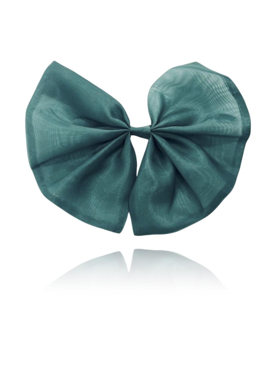 DOLLY BIG ORGANZA HAIR BOW green
