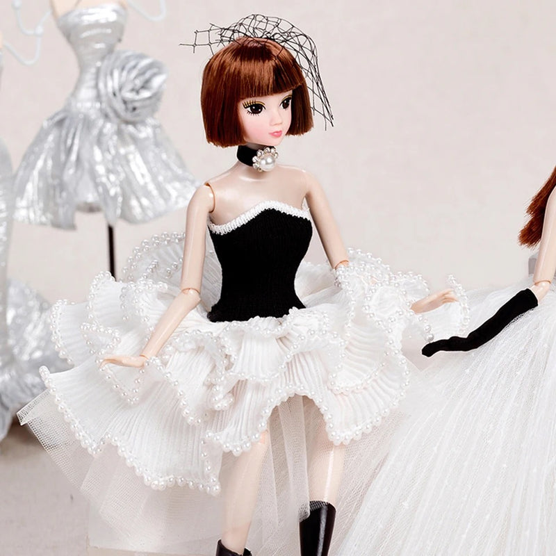 DOLLY® PEARL DOLL WITH PEARL TUTU DRESS - Bjd 12 joints 12 inch 30 cm 1/6 scale fashion doll