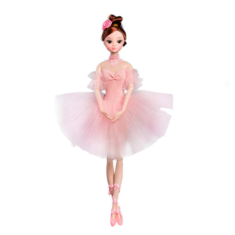 DOLLY® BALLERINA DOLL WITH PINK TUTU DRESS - Bjd 12 joints 12 inch 30 cm 1/6 scale fashion doll