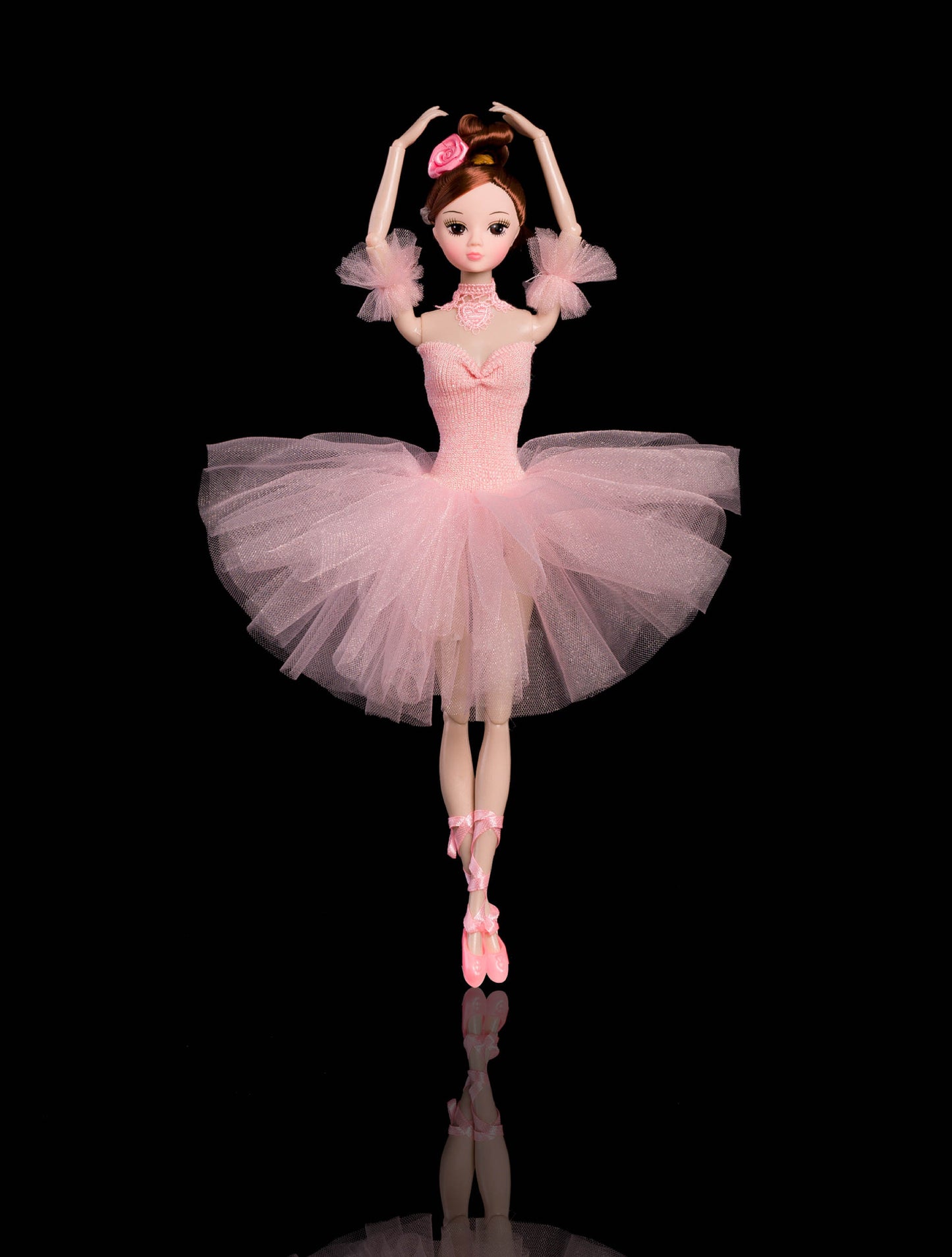 DOLLY® BALLERINA DOLL WITH PINK TUTU DRESS - Bjd 12 joints 12 inch 30 cm 1/6 scale fashion doll