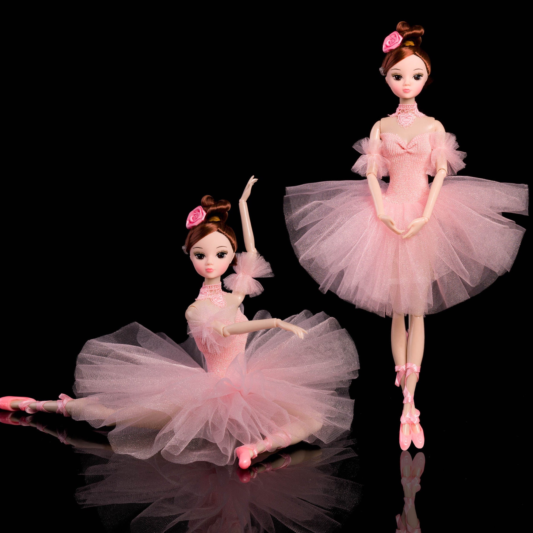 DOLLY® BALLERINA DOLL WITH PINK TUTU DRESS - Bjd 12 joints 12 inch 30 cm 1/6 scale fashion doll