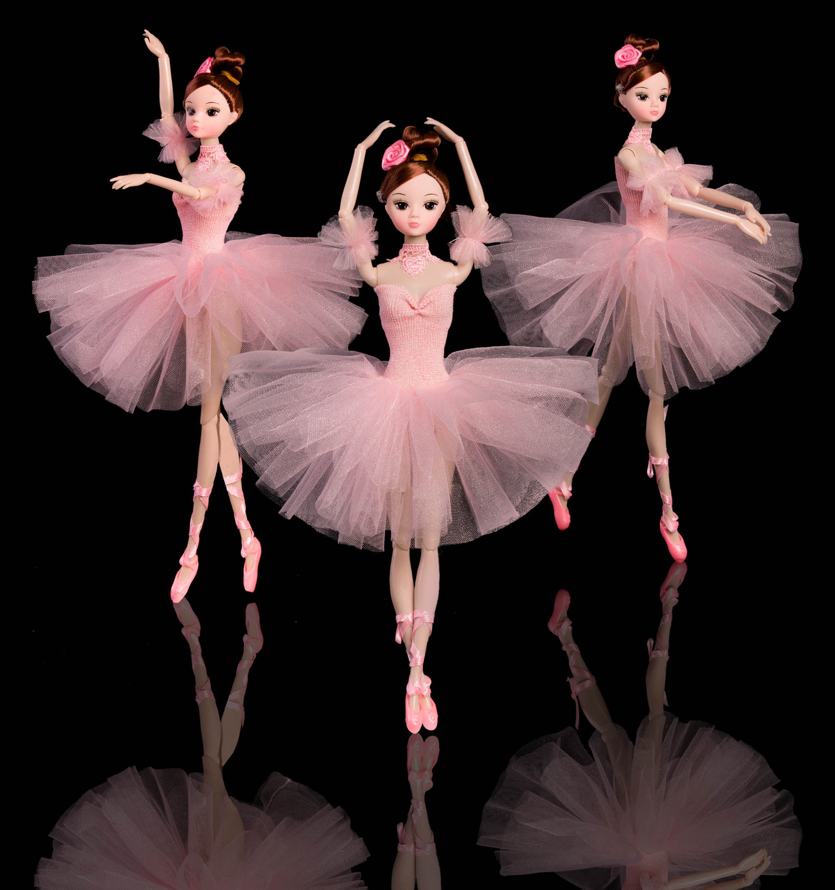 DOLLY® BALLERINA DOLL WITH PINK TUTU DRESS - Bjd 12 joints 12 inch 30 cm 1/6 scale fashion doll