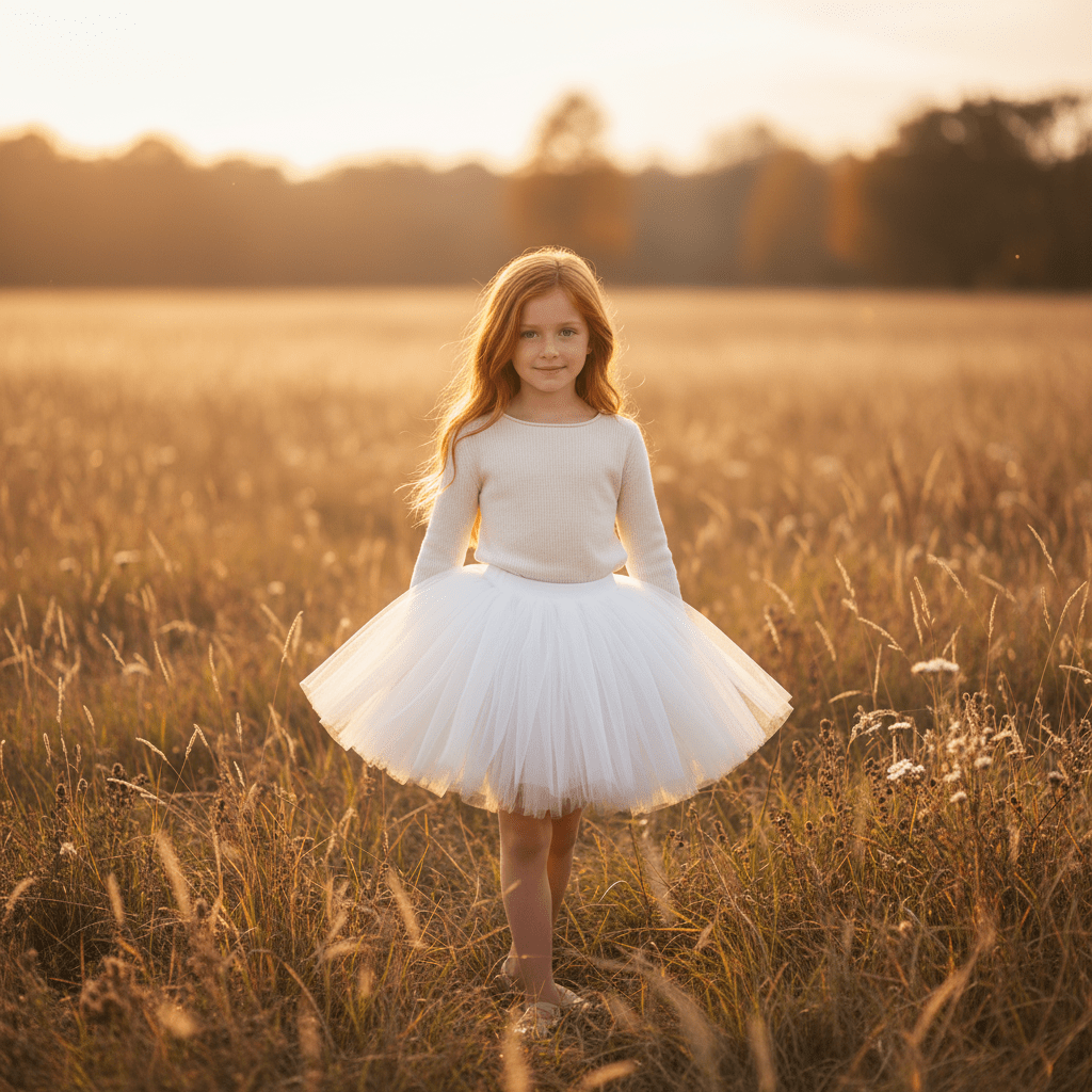 DOLLY CLASSIC TUTU WITH VELVET WAIST white