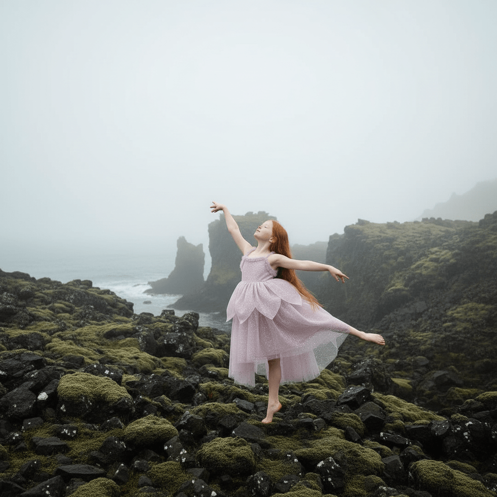 DOLLY® The Elves of Iceland Queen Elf Dress — HILDUR dusty violet