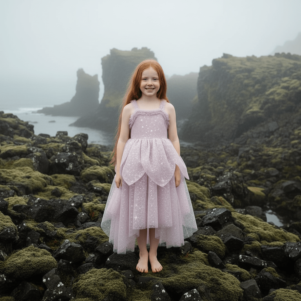 DOLLY® The Elves of Iceland Queen Elf Dress — HILDUR dusty violet