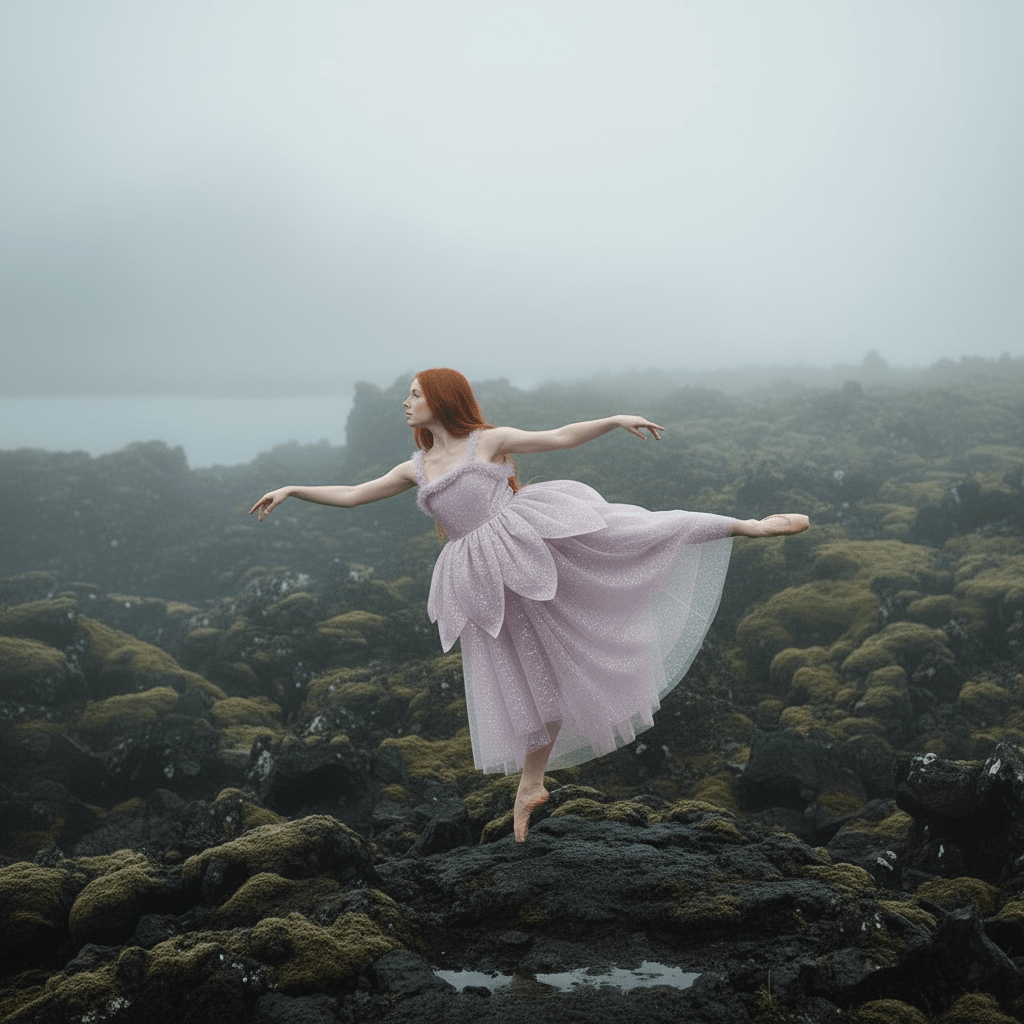 DOLLY® The Elves of Iceland Queen Elf Dress — HILDUR dusty violet
