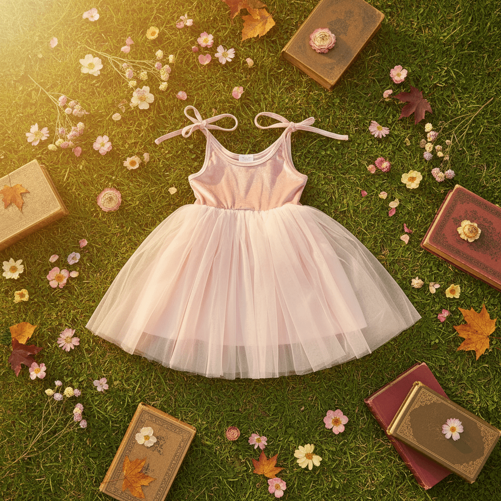 DOLLY VELVET COSMIC STRINGS TUTU DRESS pink