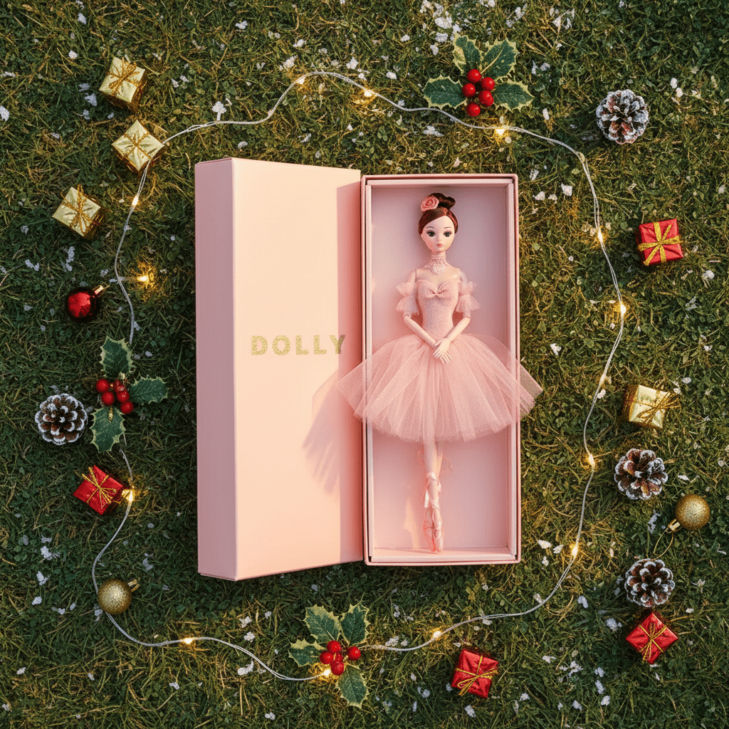 DOLLY® BALLERINA DOLL WITH PINK TUTU DRESS - Bjd 12 joints 12 inch 30 cm 1/6 scale fashion doll