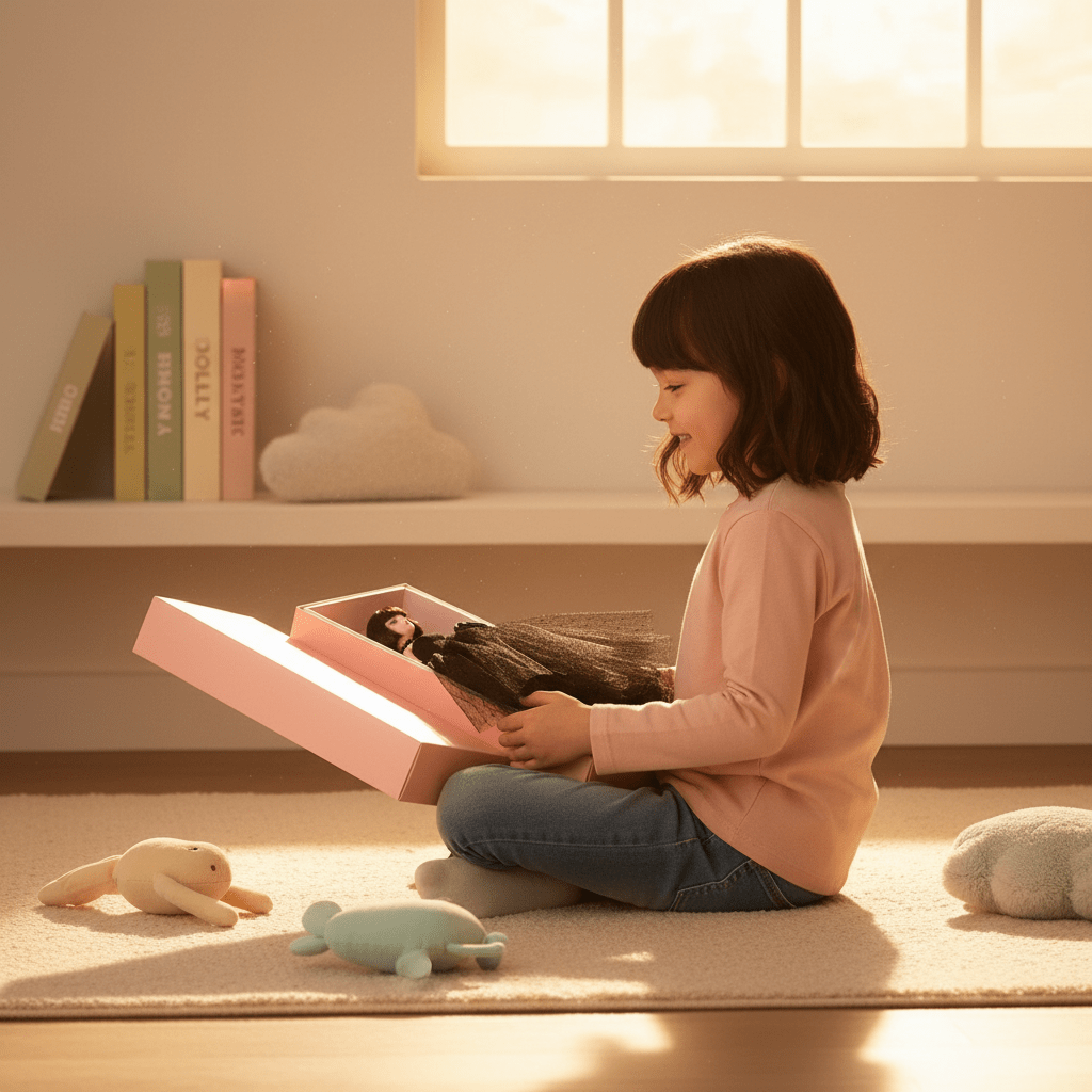 DOLLY® LITTLE BLACK DRESS DOLL WITH BLACK TUTU DRESS - Bjd 12 joints 12 inch 30 cm 1/6 scale fashion doll