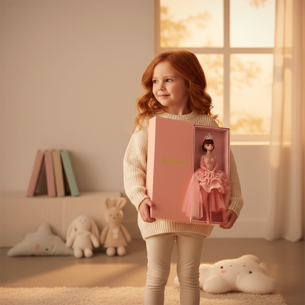 DOLLY® PRINCESS DOLL WITH PINK TUTU DRESS - Bjd 12 joints 12 inch 30 cm 1/6 scale fashion doll