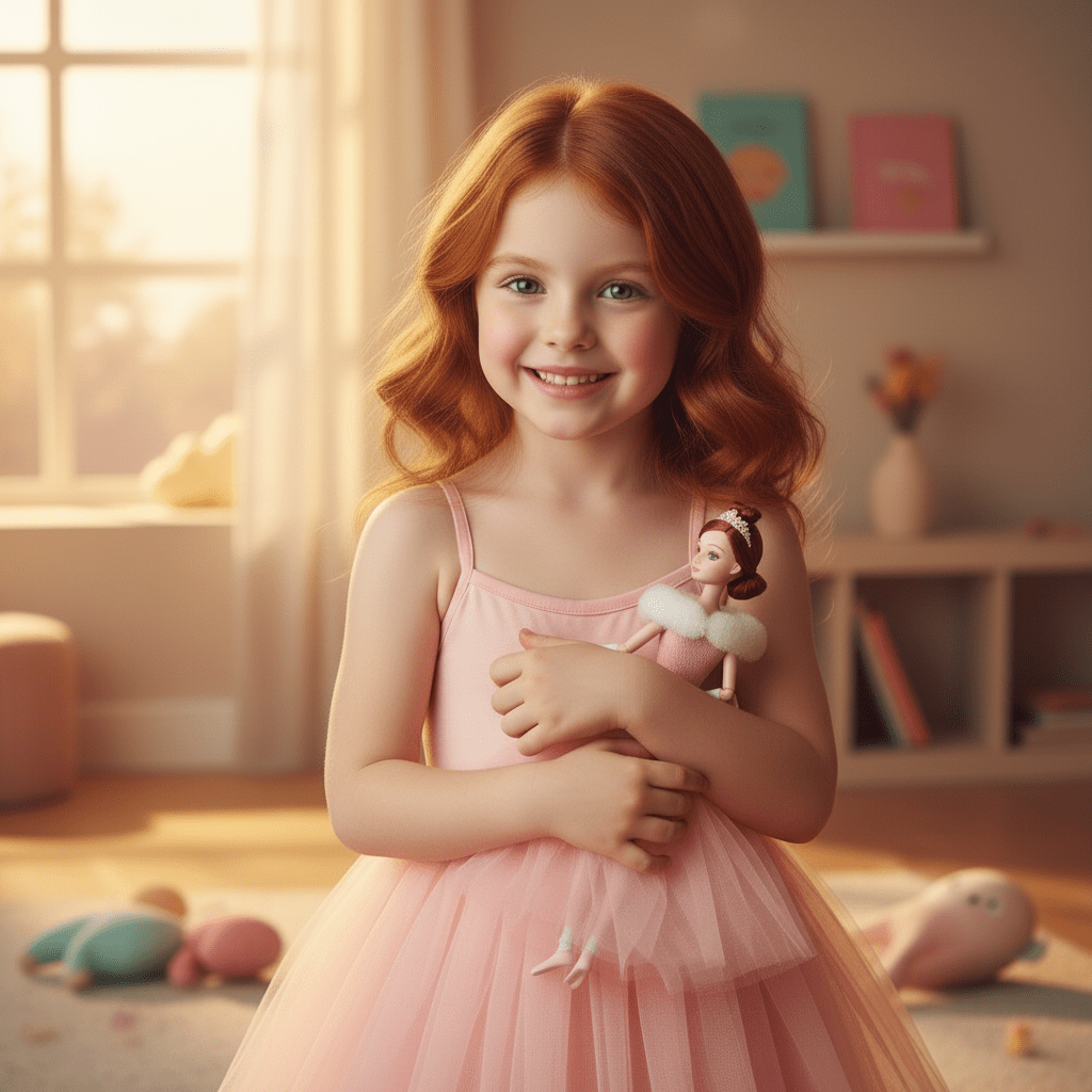 DOLLY® QUEEN DOLL WITH PINK TUTU DRESS - Bjd 12 joints 12 inch 30 cm 1/6 scale fashion doll